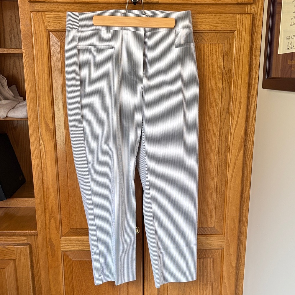 Women’sLight Blue Pinstripe Dress Pants